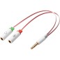 Sandberg Headset converter Dual- to